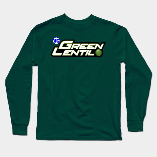 Green Lentil Long Sleeve T-Shirt by cgomez15